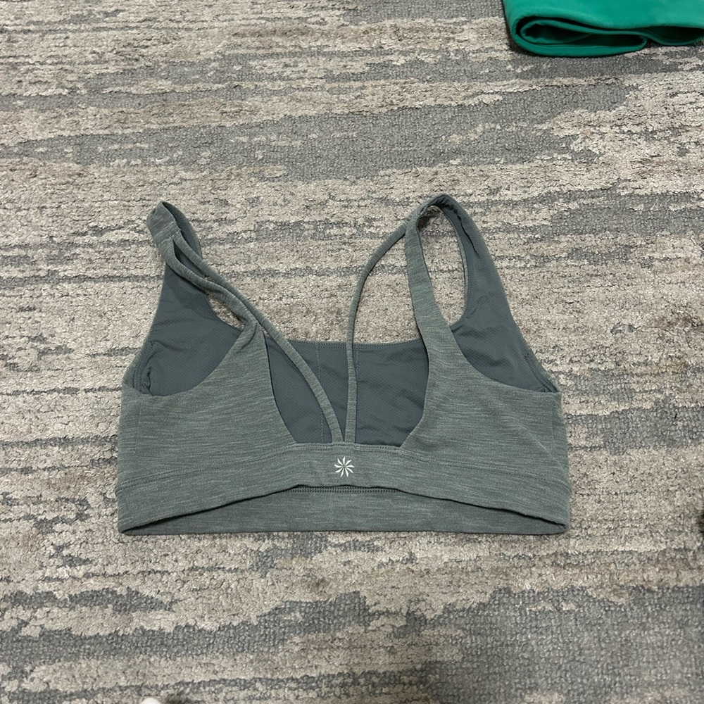 Athleta Gray Exhale Bra
